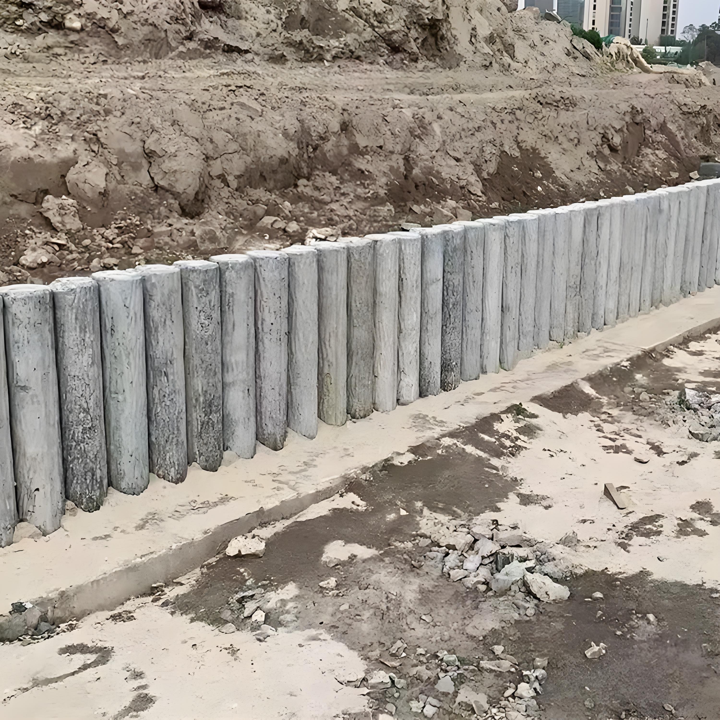 水泥樁批發(fā)廠家泓樺錦嘉 - 打水泥樁的樁間距最小可以是多少？?